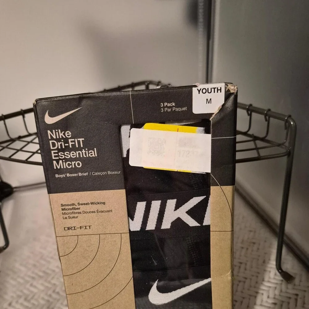 Nike Dri-Fit Essential Micro Boys 3 pk Boxer Briefs